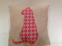 Cat cushion £16